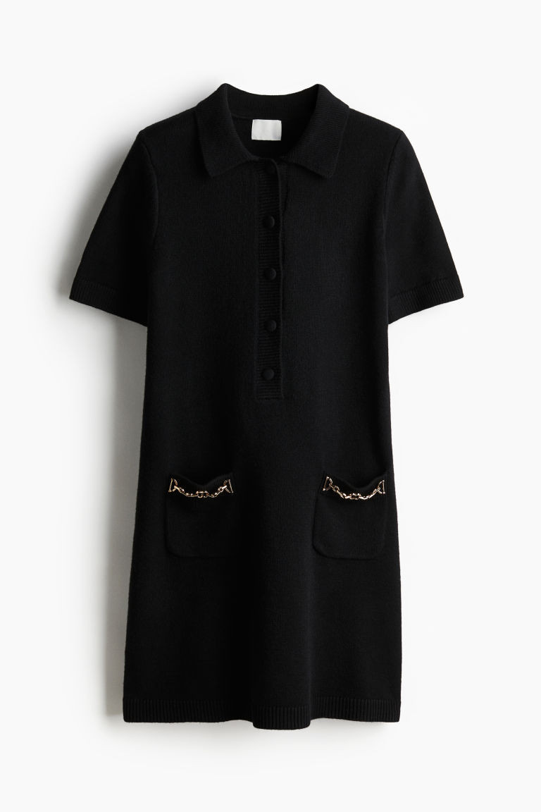Chain-Detail Knit Dress | H&M (US + CA)