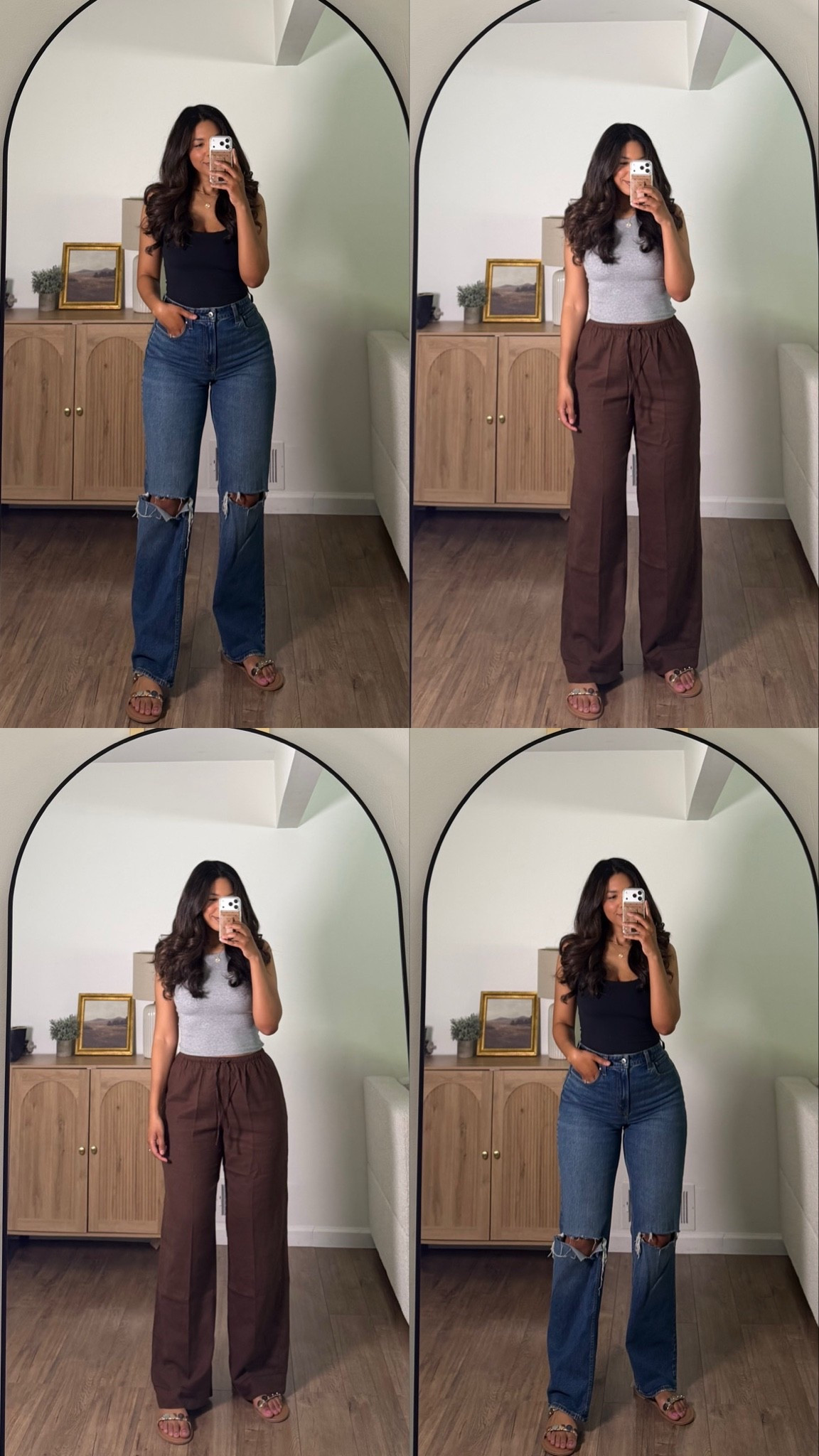 Last day of the @abercrombie medium long pants- curve love 28/ long jeans. ‘Medium grey top- black top size small. Use code AFSUMMER for additional savings

#LTKootd #LTKSaleAlert