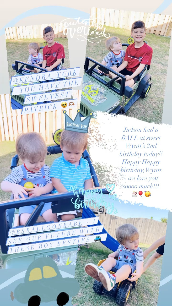 Judson had a BALL at sweet Wyatt’s 2nd birthday today!! Happy Happy birthday, Wyatt - we love you soooo much!!! 🎂🎈🥳 