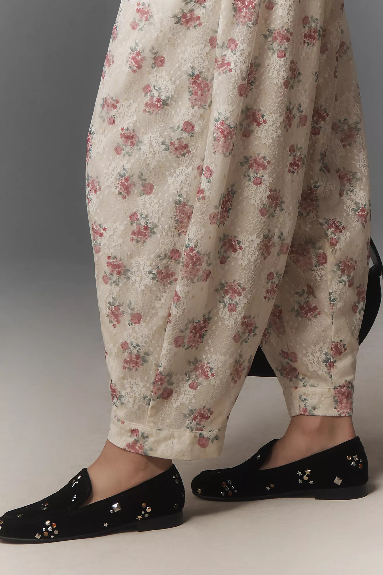 Maeve Floral Lace Balloon Pants | Anthropologie (US)