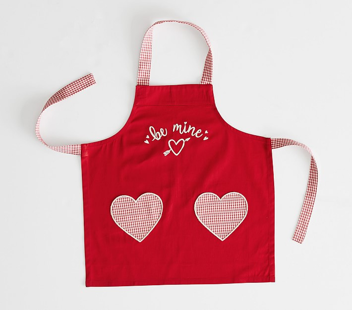 Be Mine Valentines Day Apron | Pottery Barn Kids