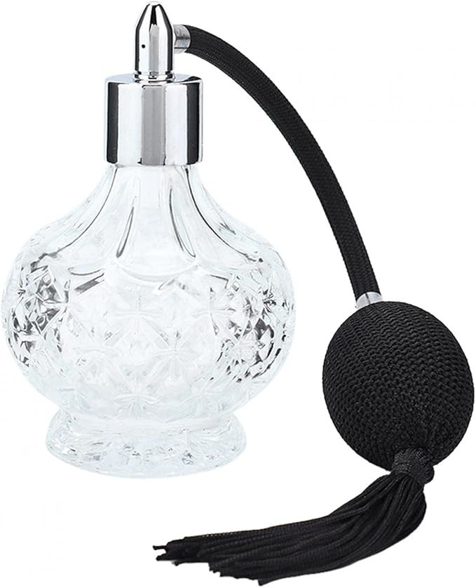 Retro Glass Perfume Bottle, Refillabl Perfume Atomizer Empty Refillable Glass Perfume Bottle Deco... | Amazon (US)