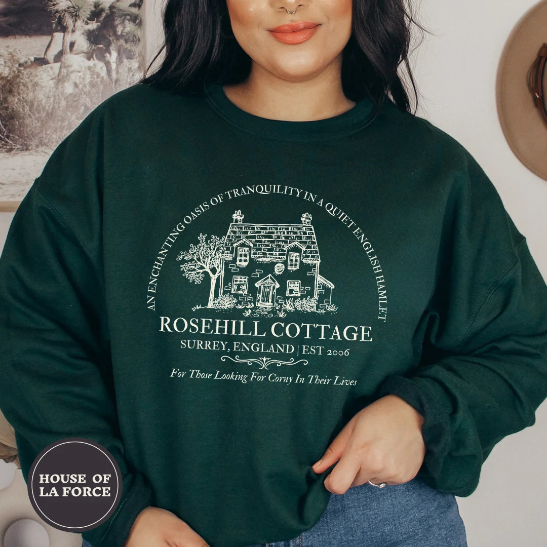 Rosehill Cottage Sweatshirt, the Holiday Movie Gifts, the Holiday Movie, Holiday Season Romcom Sw... | Etsy (US)