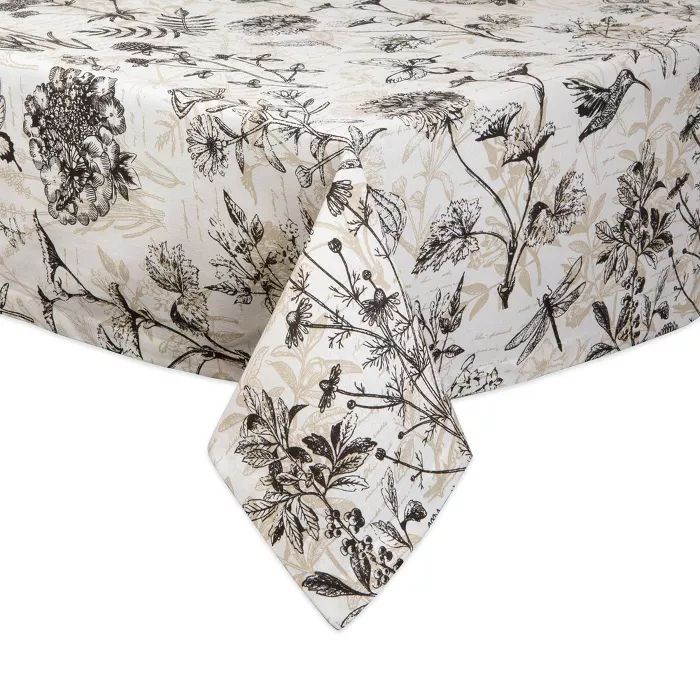 52&#34; x 52&#34; Cotton Botanical Kitchen Tablecloth - Design Imports | Target