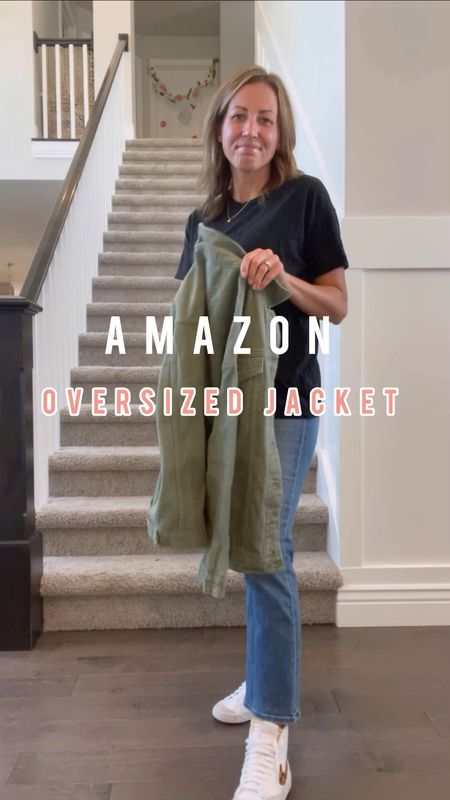 Amazon oversized jacket 

#LTKtravel #LTKstyletip #LTKfindsunder50