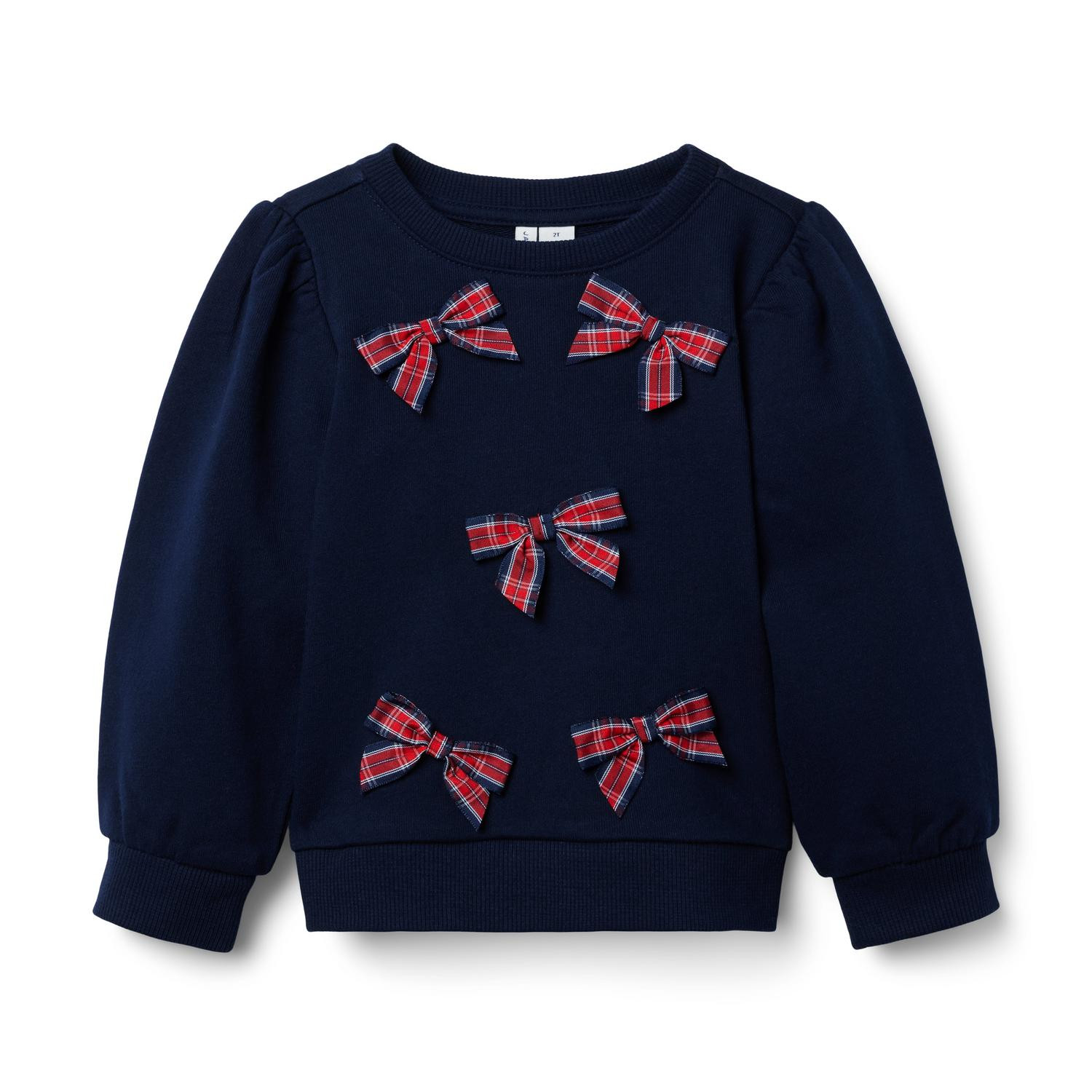 Tartan Bow Sweatshirt | Janie and Jack