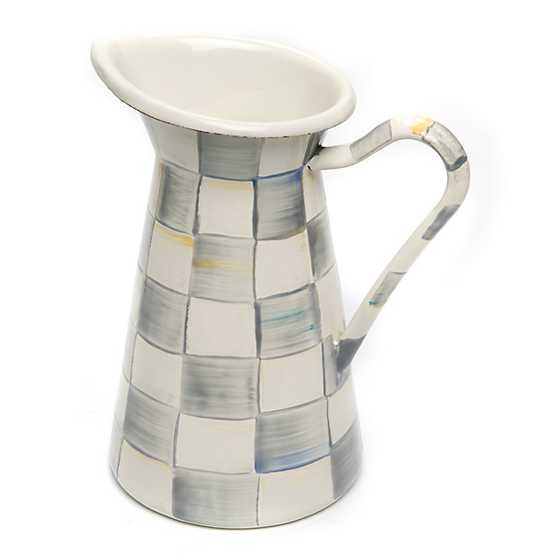 Sterling Check Medium Practical Pitcher | MacKenzie-Childs