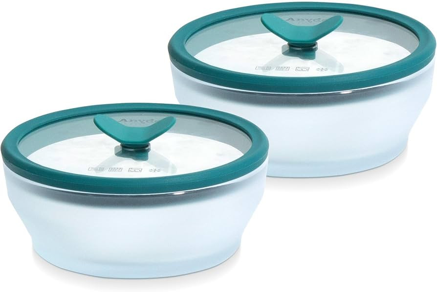 Anyday Microwave Cookware | 4 Piece Small Dish Set | Microwave Cooker | Microwave Steamer for Coo... | Amazon (US)