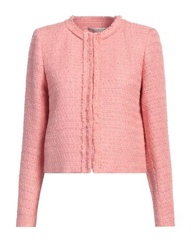 Alice + Olivia Woman Jacket Pink Size L Acrylic, Polyester, Cotton | YOOX (US)