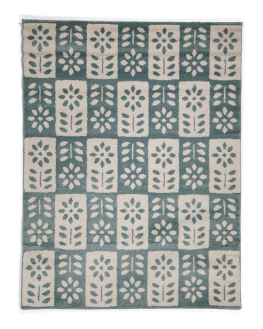 Made In Turkey Floral Rug | TJ Maxx