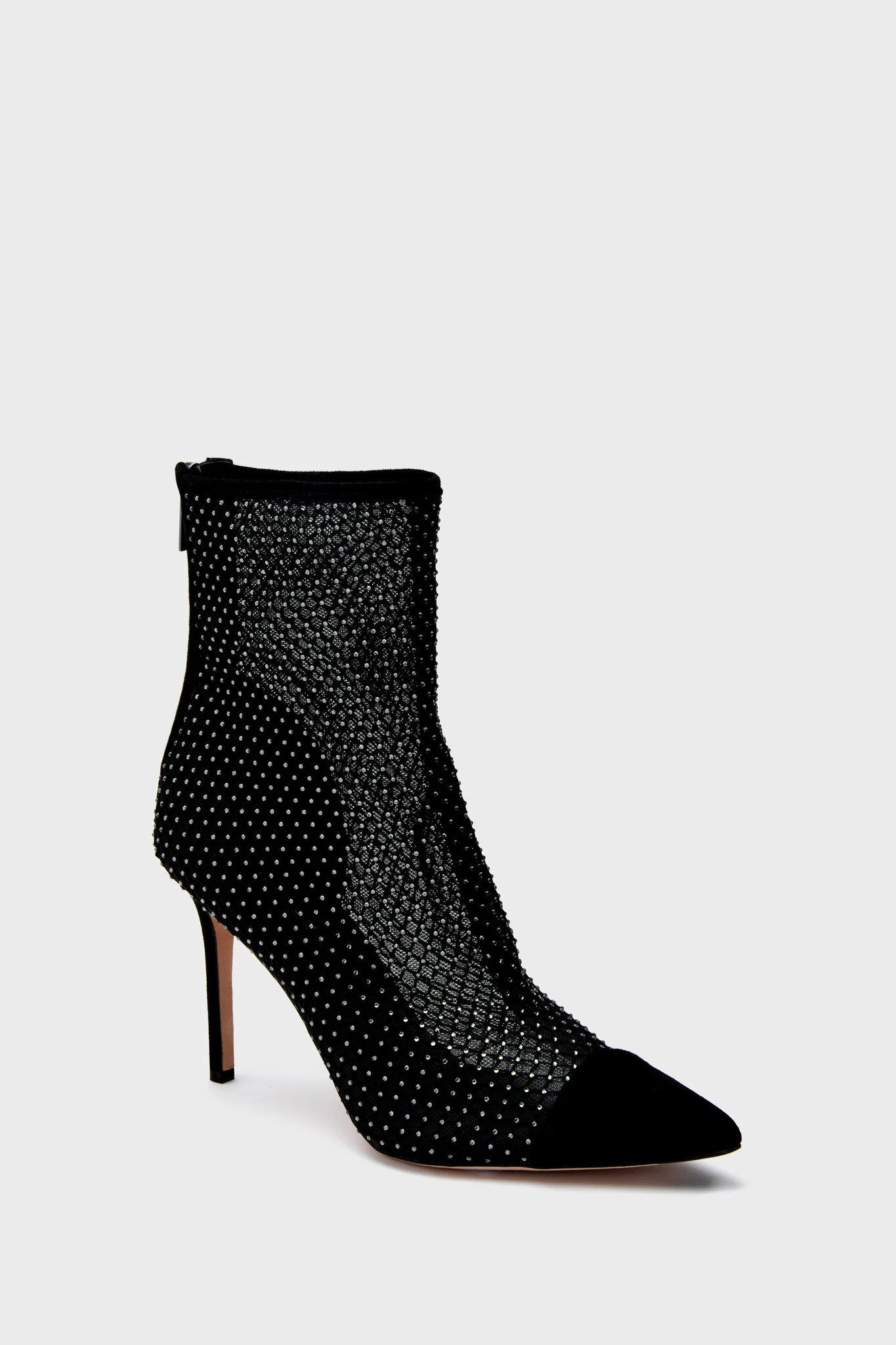 Black Diamond Mesh Lisa Cap Toe Boots | Tuckernuck (US)