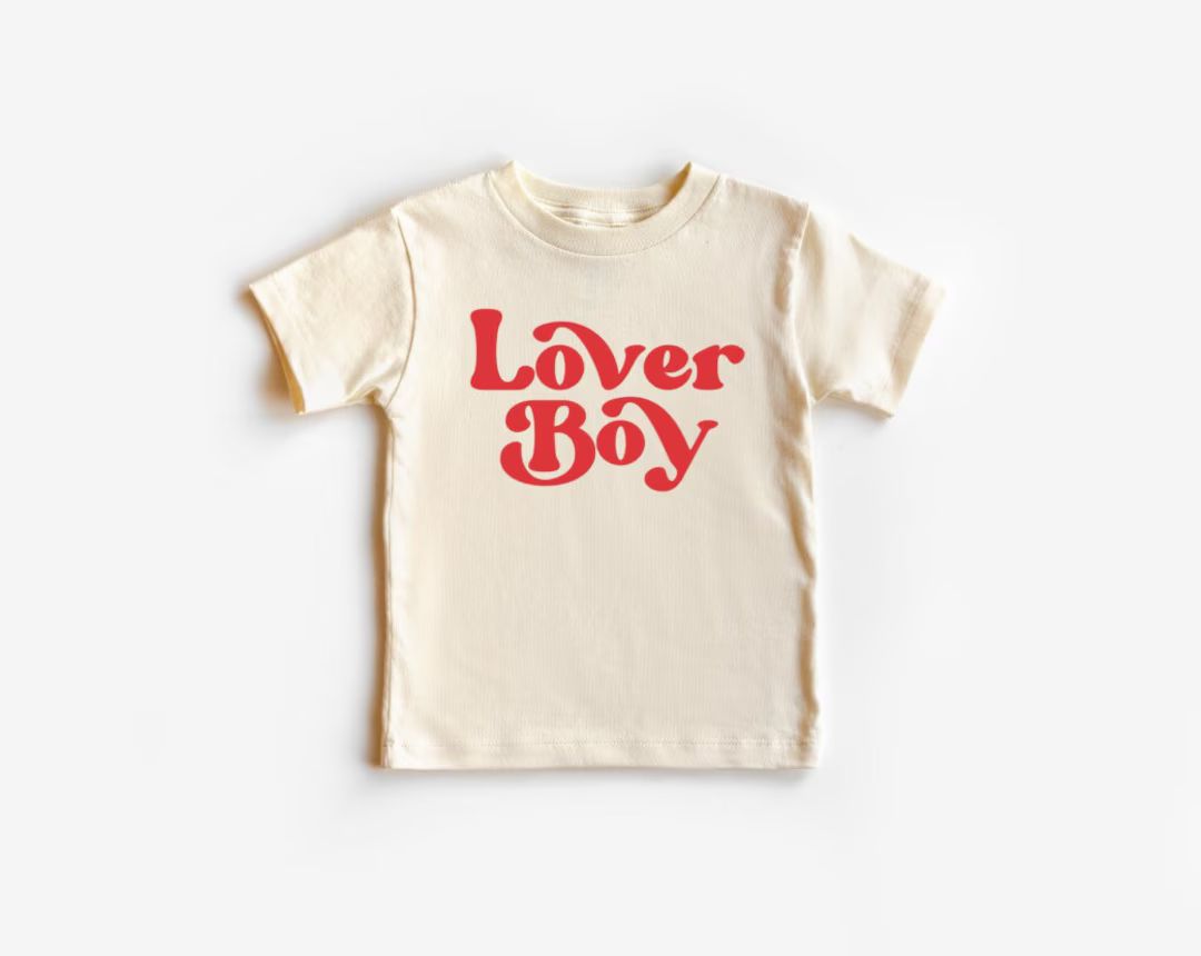 Lover Boy Toddler T-shirt Toddler Boy Valentine's Day - Etsy | Etsy (US)