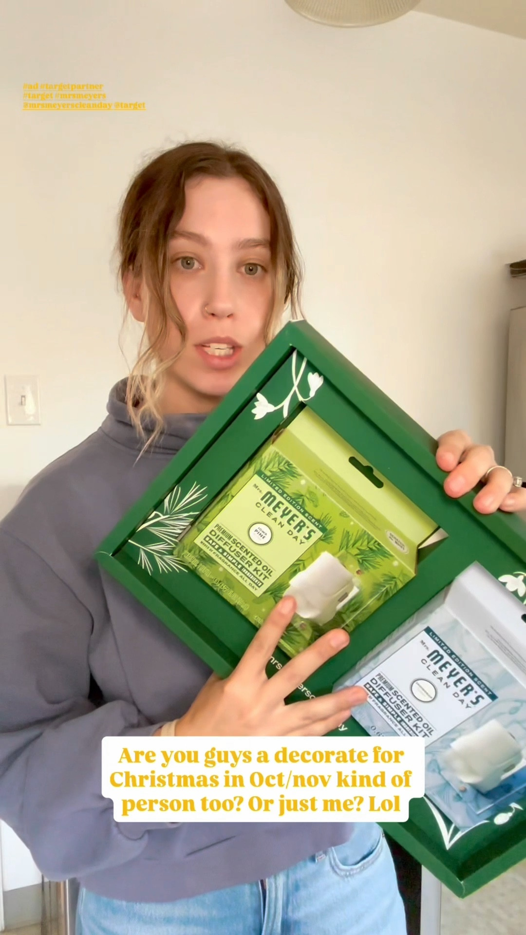 #ad Be honest who’s already decorated for Christmas? 👀 #mrsmeyers #targetpartner #target @‌mrsmeyerscleanday @target