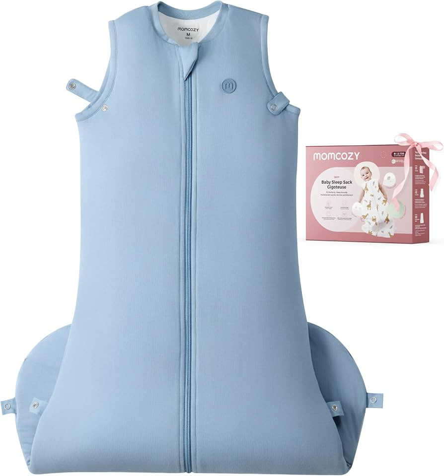 Momcozy Sleep Sack for Baby 0-6 Months, 1.5 TOG Baby Wearable Blanket with Supportive Plush Filli... | Amazon (US)