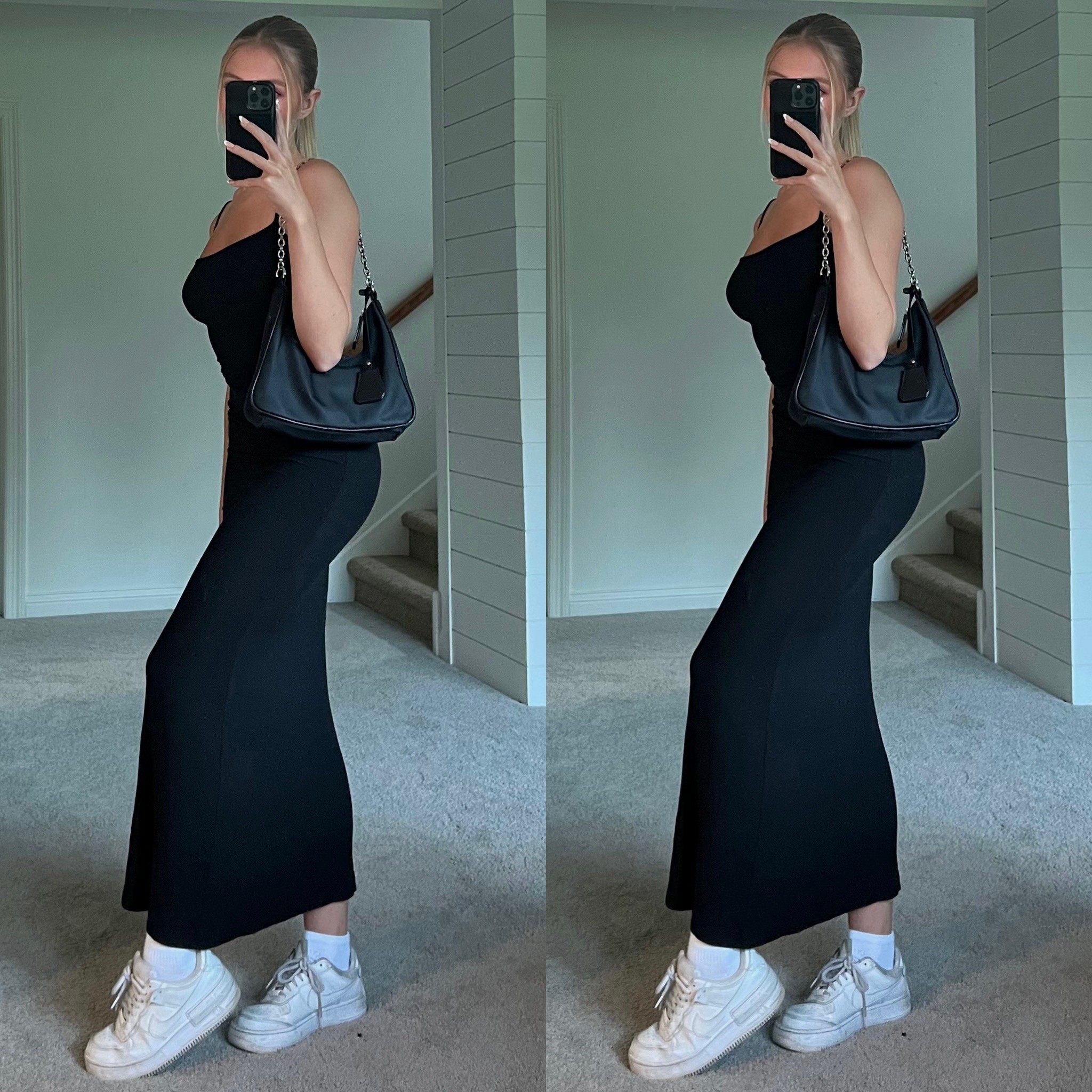 navy blue dress for baby girl SKIMS Soft Lounge Dress Now Comes With Long Sleeves For Winter main image 0