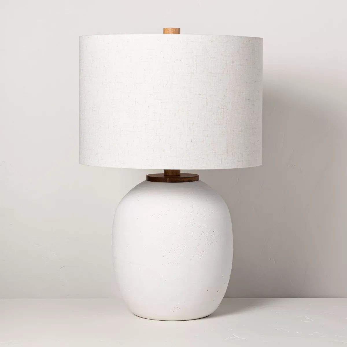 Resin Table Lamp (Includes LED Light Bulb) White - Hearth & Hand™ with Magnolia | Target