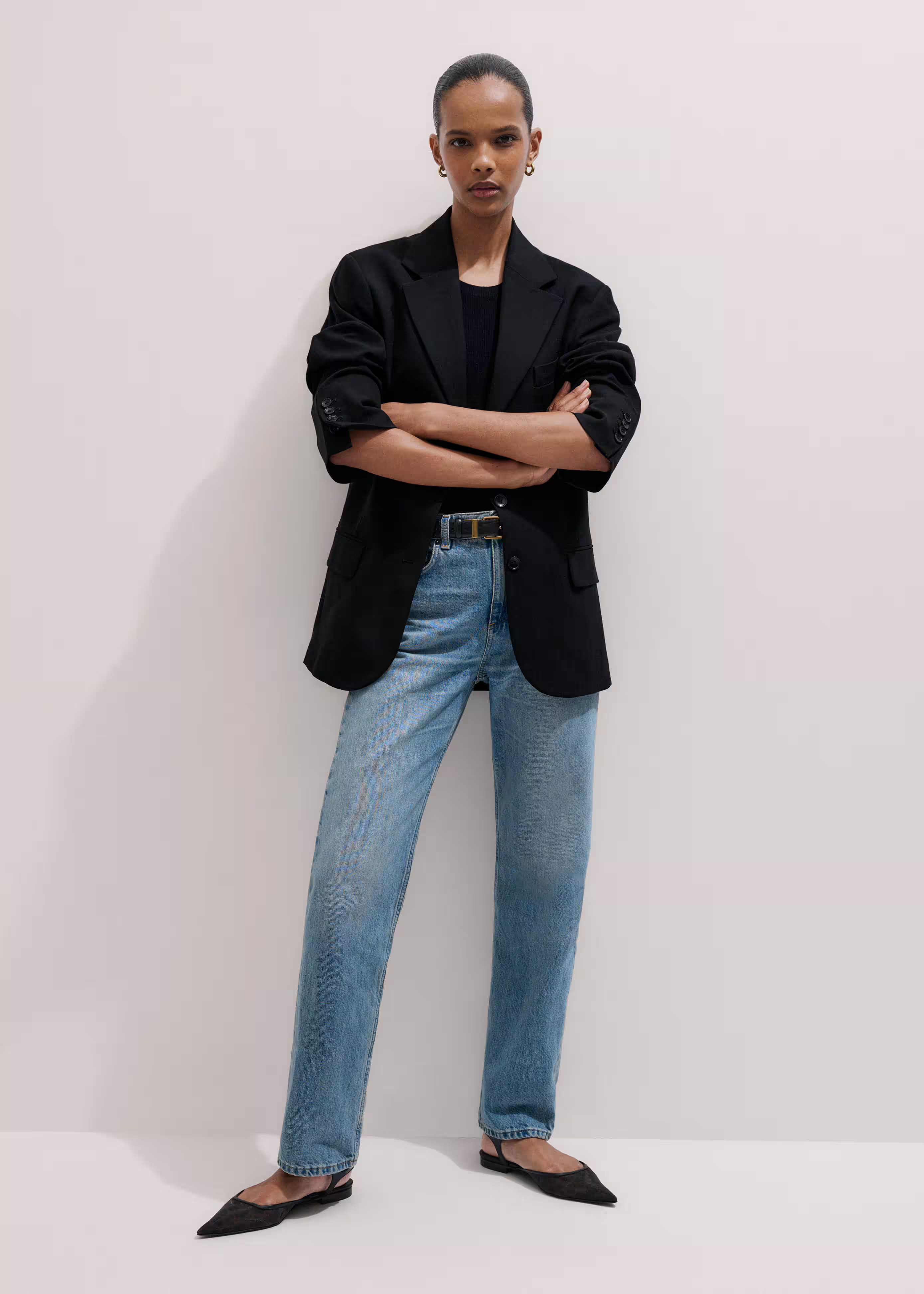 Straight-Leg Jean Midweight Denim | ME+EM Global (Excluding US)