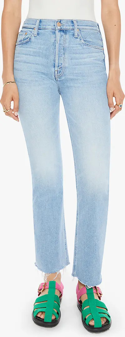 MOTHER The Tripper High Waist Ankle Fray Flare Jeans | Nordstrom | Nordstrom