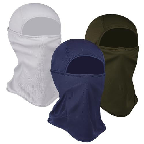 3 Pieces Balaclava Ski Mask -Winter Full Face Mask for Men Women Windproof Weather Outdoors Cover for Men Women Boys Girls | Amazon (US)