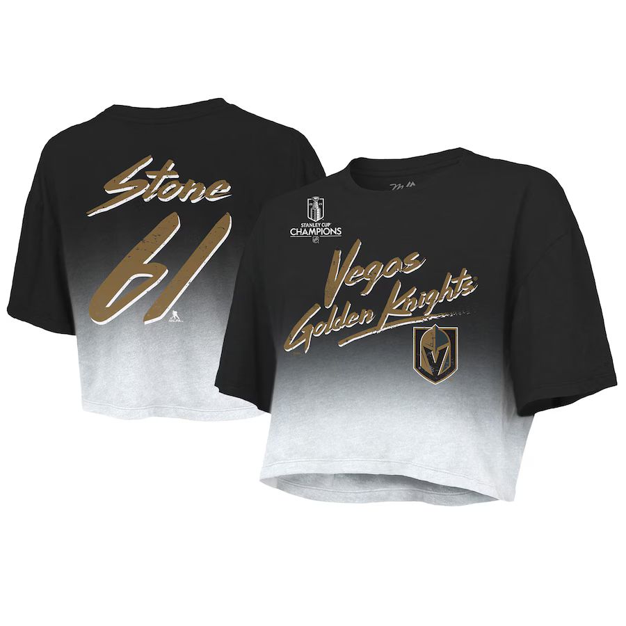 Mark Stone Vegas Golden Knights Majestic Threads Women's 2023 Stanley Cup Champions Name & Number... | Fanatics