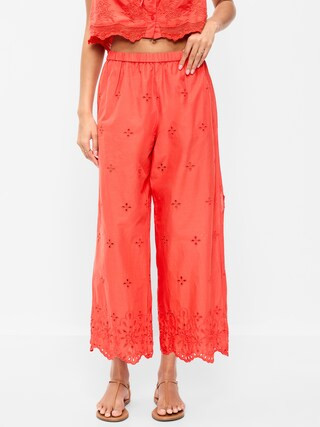 High-Waisted Cut Out Wide-Leg Pant | Old Navy (US)