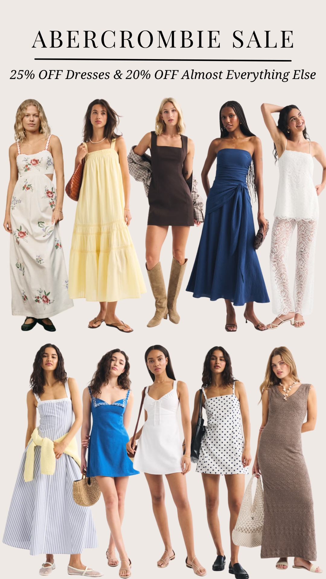 My Abercrombie sale faves! 🤍

Shop the exclusive in-app sale right here on LTK! So many summer dresses, matching sets + more! 

Use code AFLTK — can only be used when shopping through my links in the app!

Summer outfits 
Maxi dress 
Midi dress 
Mini dress 
Vacation outfit inspo 
Date night outfits

#LTKxAbercrombie #LTKootd #LTKSaleAlert