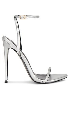 Niche Faux Leather Sandal in Silver | Revolve Clothing (Global)