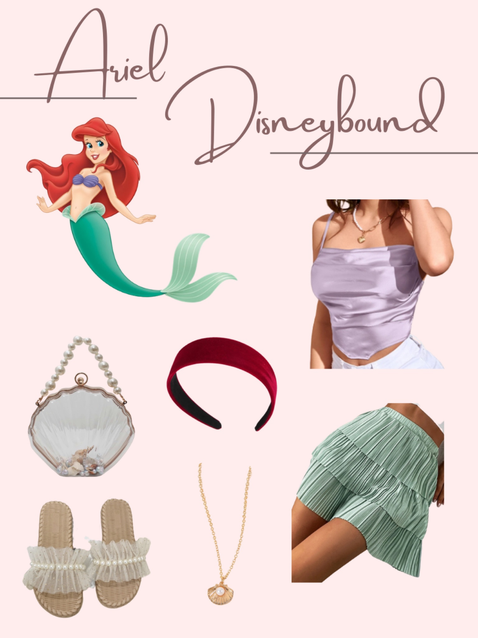 Disneybound as Princess Ariel from The Little Mermaid 

#LTKHalloween #LTKstyletip #LTKSeasonal