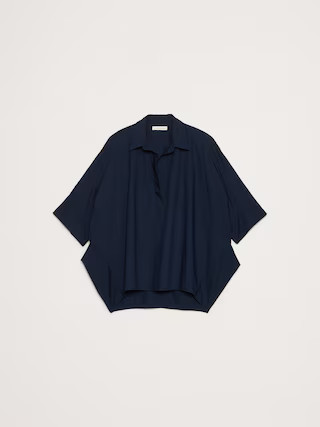 Oversized Popover Top | Banana Republic (US)