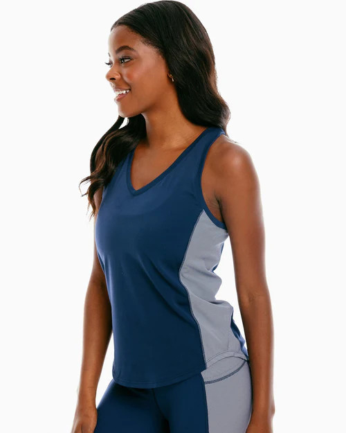 Nelli Skip Stripe Performance Tank Top | Southern Tide