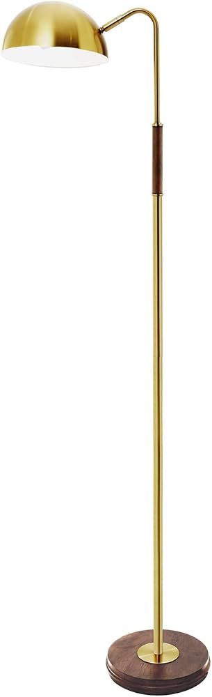 Amazon.com: VONLUCE Gold Floor Lamp Mid-Century Modern, Antique Arc Standing Lamp Adjustable, 59"... | Amazon (US)