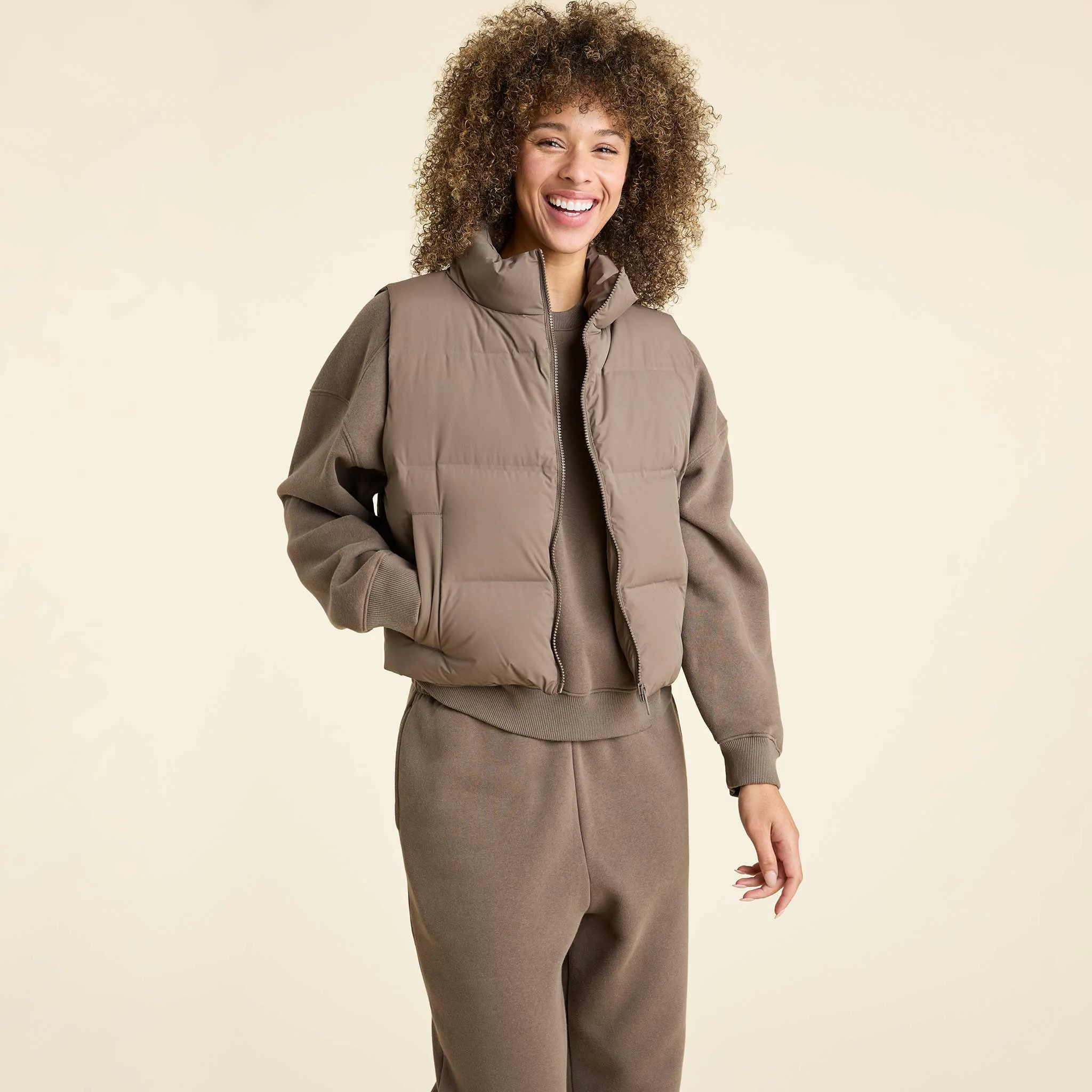 Puffer Vest | Mocha - nuuds | nuuds