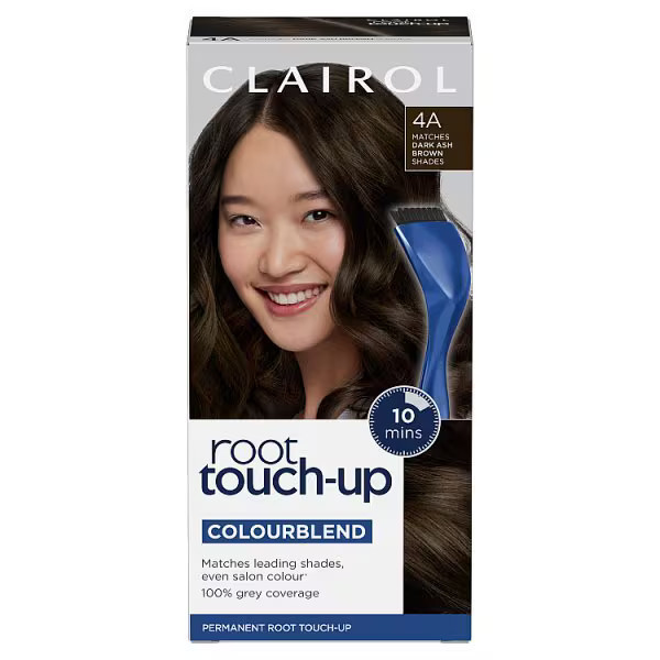 Clairol Root Touch-Up Hair Dye 4A Dark Ash Brown | Superdrug