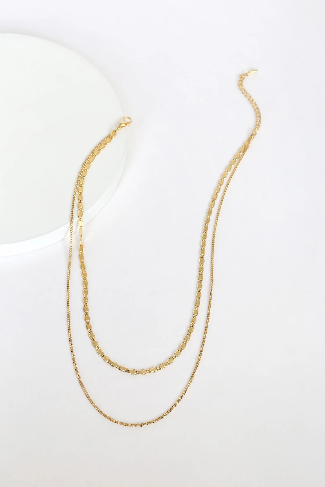 Simple Elegance Gold Layered Necklace | Lulus