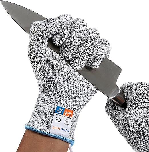 KingKut Cut Resistant Gloves, Kitchen Cutting Gloves, Professional Cut Gloves for Oyster Shucking... | Amazon (US)