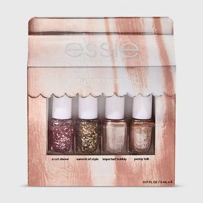 essie Core Exclusive Mini Nail Polish Gift Set - 4pc | Target