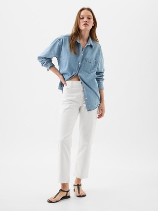 Mid Rise Girlfriend Jeans | Gap Factory