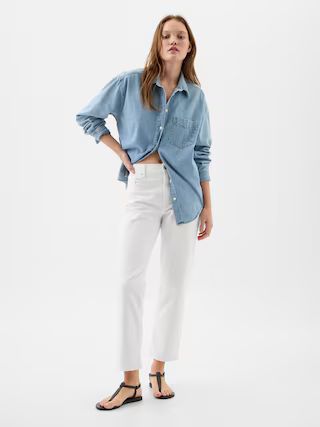 Mid Rise Girlfriend Jeans | Gap Factory