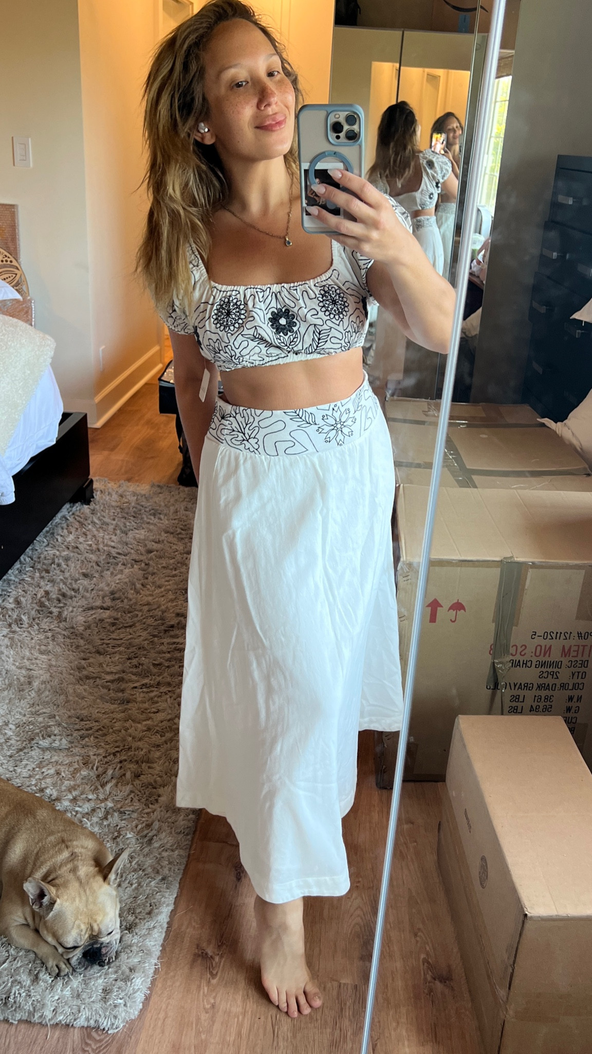 How cute is this matching set from #FreePeople?! Love how there’s no zippers and how comfy and cute this is. Also really appreciate the detailing when it comes to the cropped , off the shoulder top which matches the waist band of the maxi skirt. Best part is that it’s NOT see through which is hard to find especially in white. This set is a must have for sure! 🤍

#LTKstyletip #LTKSeasonal #LTKFind