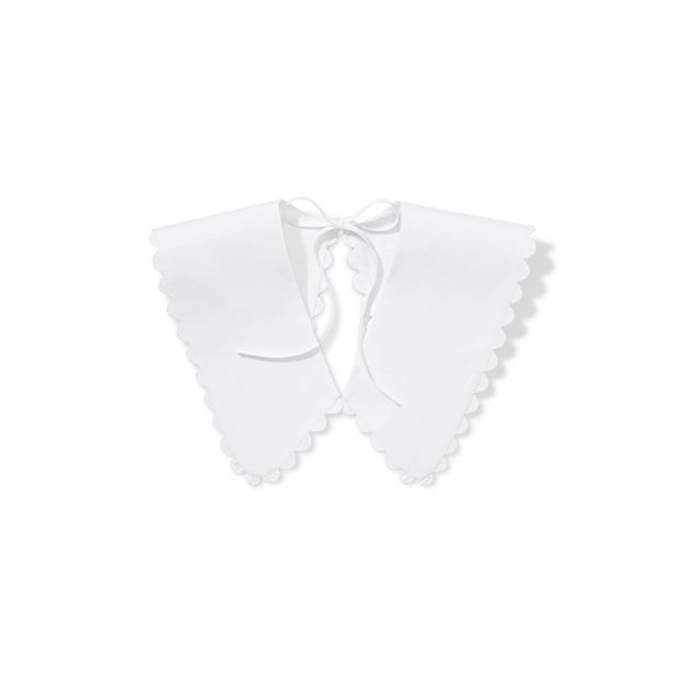 Women's Scallop Edge Collar - Kika Vargas x Target White | Target