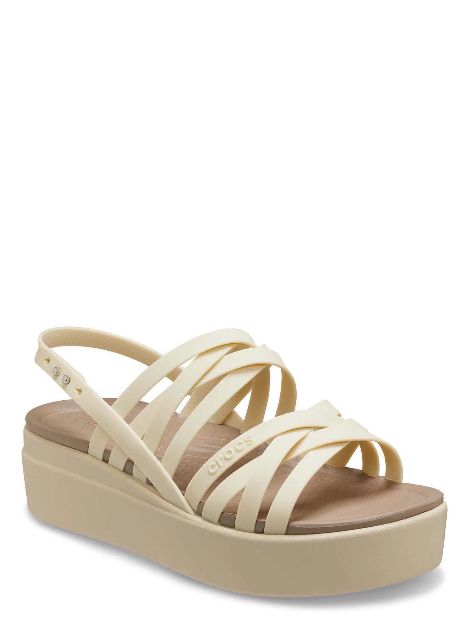 Crocs Women's Brooklyn Strappy Low Wedge Sandals | Walmart (US)