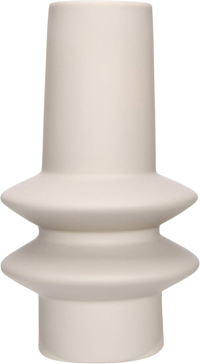Bloomingville Ivory Latex Glaze Stoneware Vase | Amazon (US)
