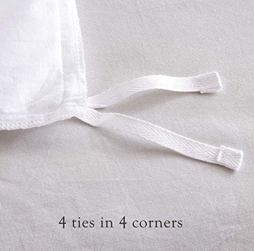 Pinch Pleated 3pc Duvet Cover Set 100% Egyptian Cotton 1000 Thread Count Zipper & Corner Ties Rec... | Amazon (CA)