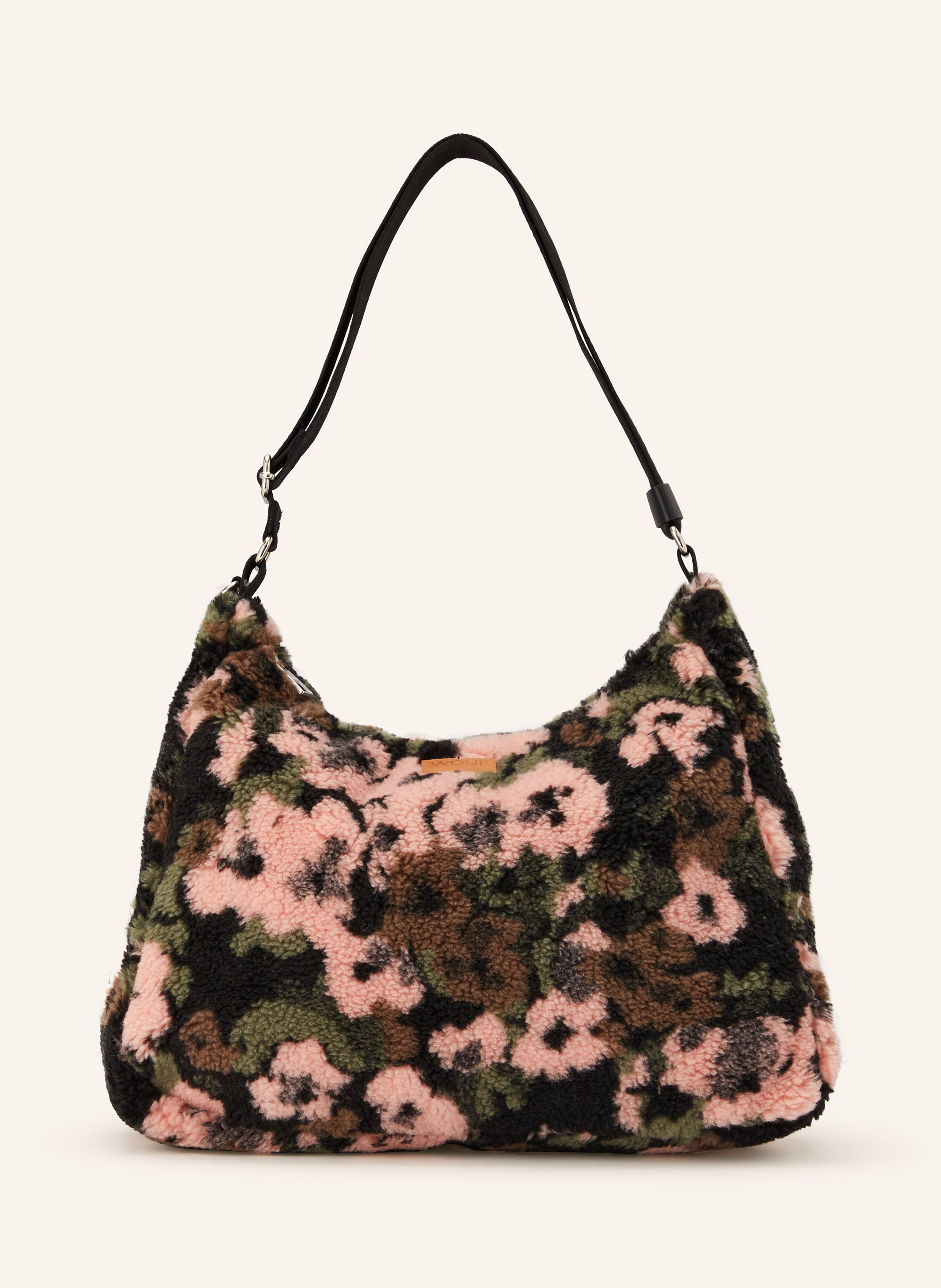 WOUF Schultertasche MARGOT in schwarz / hellrosa / grün | Breuninger (DACH)