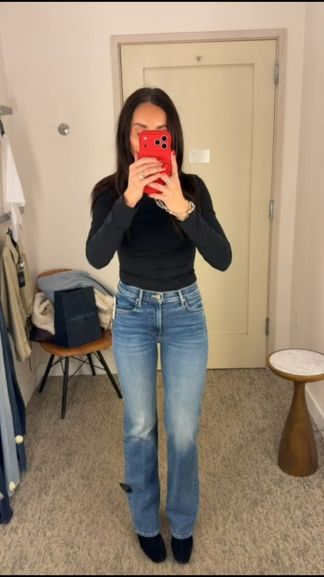 MOTHER The Kick It jeans, straight leg jeans, classic jesns, casual style, annabrstyle.