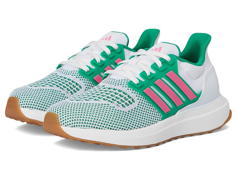 adidas Kids Ultradream DNA Shoes Kids Shoes White/Lucid Pink/Court Green : 4.5 Big Kid M, Rubber | Zappos