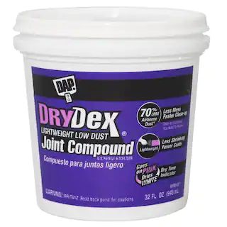 DAP DryDex 32 oz. Premium Lightweight Low Dust Joint Compound 12385 - The Home Depot | The Home Depot