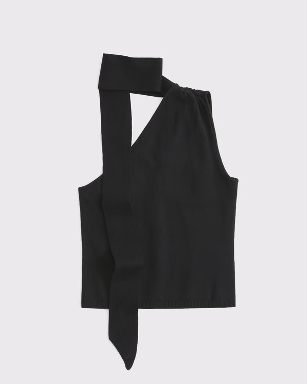 Asymmetrical Scarf Sweater Tank | Abercrombie & Fitch (UK)