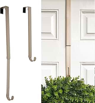Haute Decor Adapt Adjustable Wreath Hanger (Champagne) - Over The Door Wreath Hanger for Front Do... | Amazon (US)