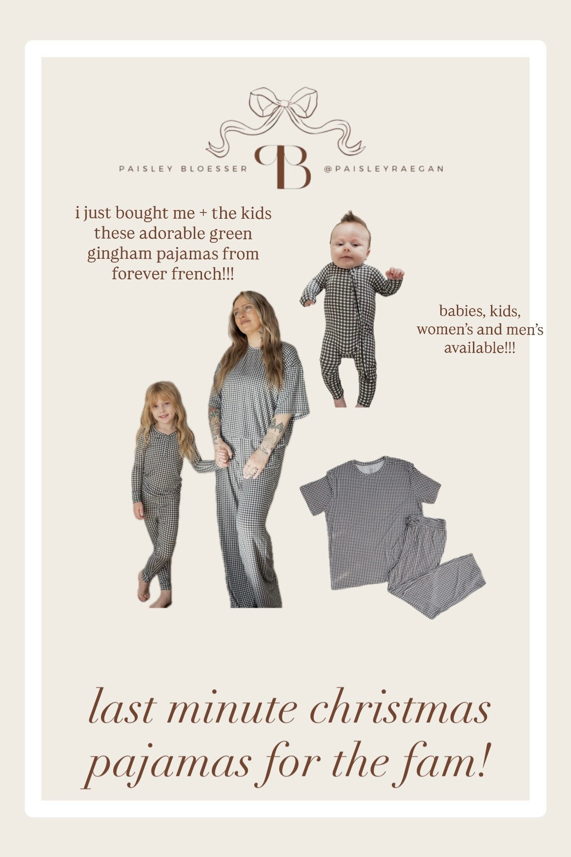 matching family pajamas for christmas

gingham pajamas, bamboo pajamas, family pajamas, gingham clothes, gingham outfit? kids bamboo, kids pajamas, abbey pajamas, forever french 

#LTKGiftGuide #LTKSeasonal #LTKHoliday